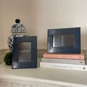 TWO NWT 4 x 6 Zodax Picture Frames
